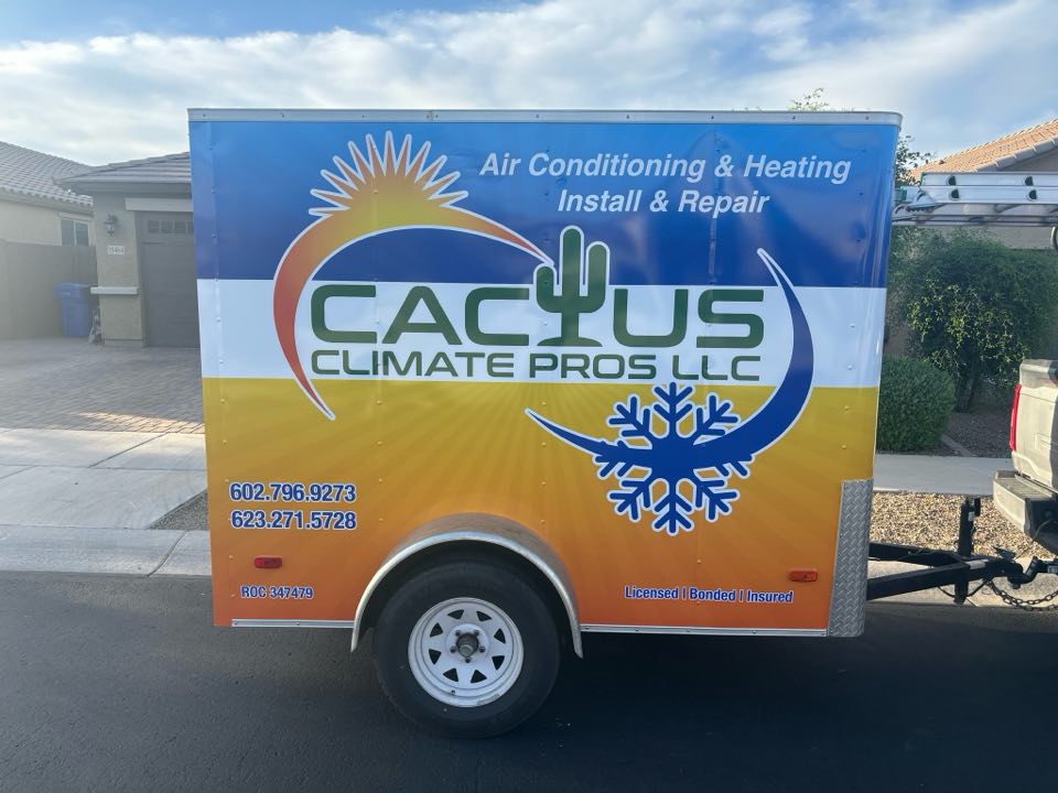 Cactus Climate Pros HVAC Services Trailer